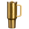 Golden Radiance 40oz Tumbler – metallic gold insulated tumbler