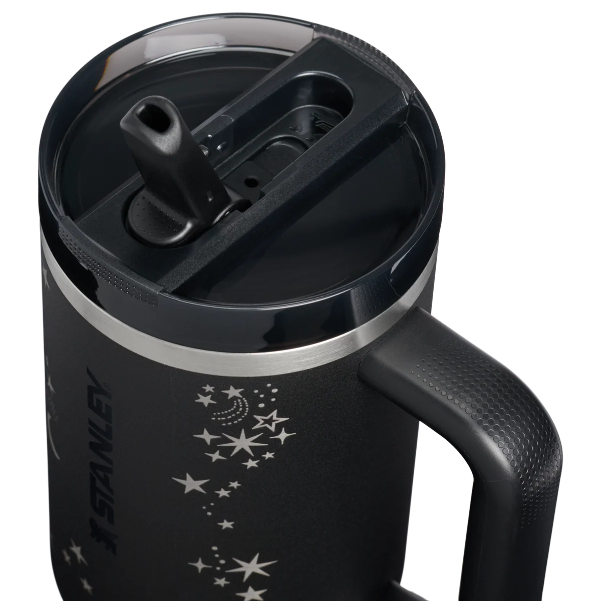 Midnight Celestial Tumbler – celestial pattern detail