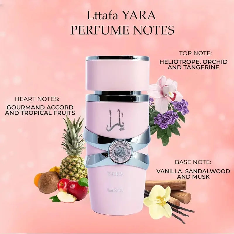 Lattafa Yara women's perfume bottle