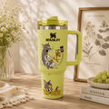 Lime Green Cat & Mouse Mischief Tumbler – lime 40oz cartoon tumbler