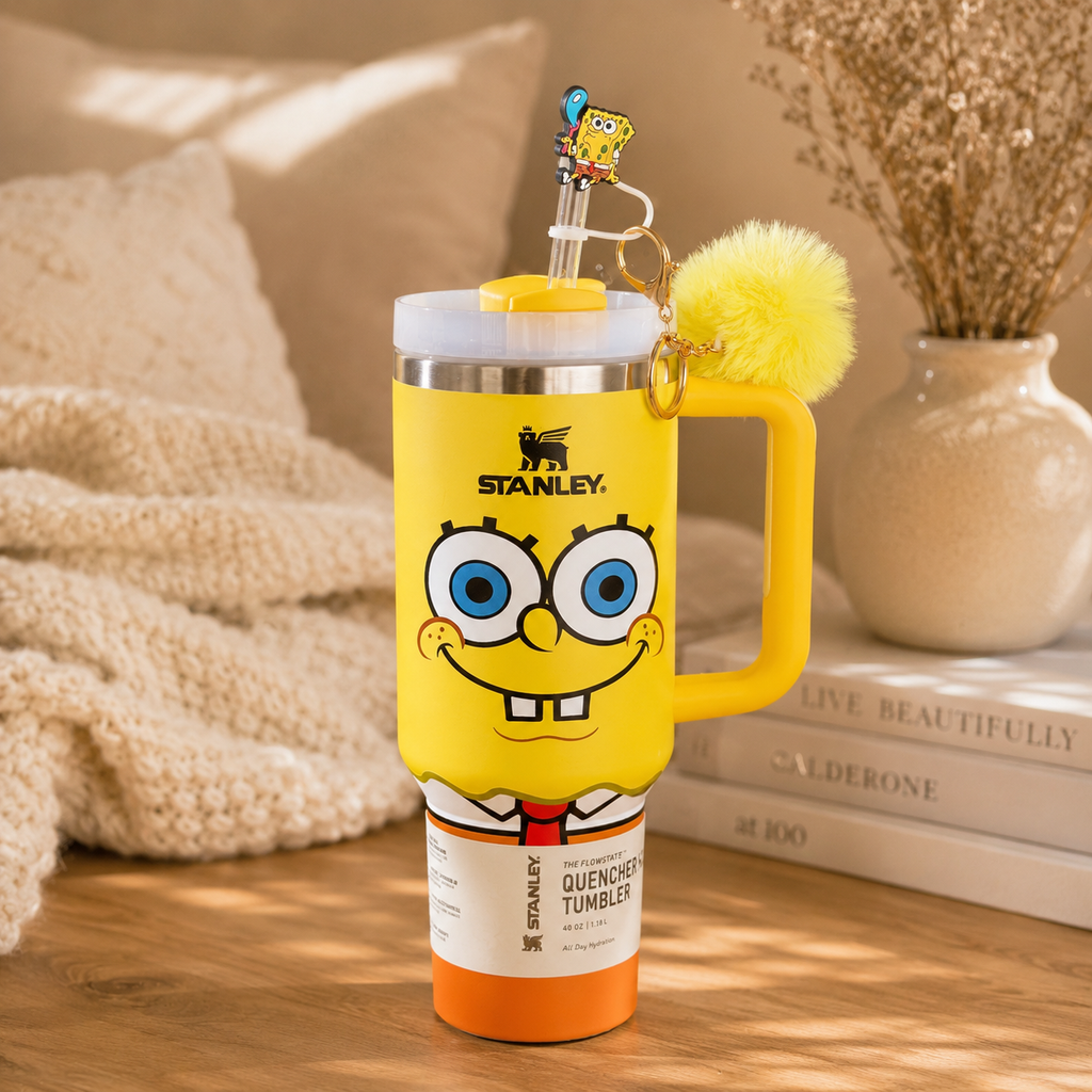 Stanley Sunny Smile Tumbler – yellow 40oz smile character tumbler