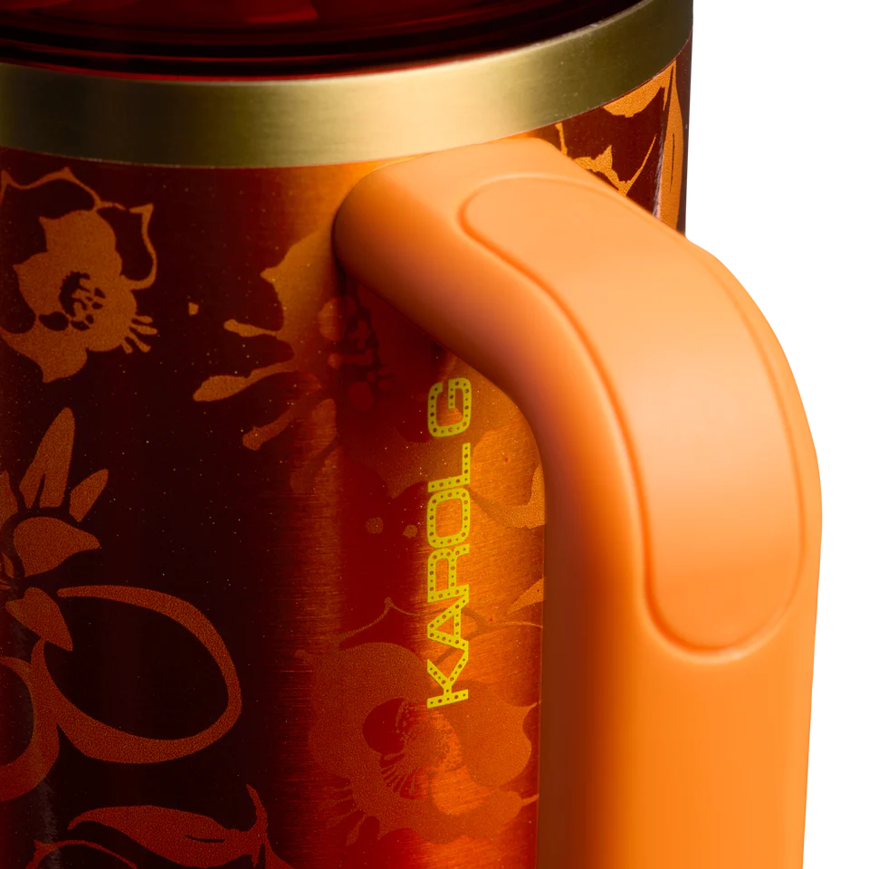 Stanley Sunset Bloom Tumbler – lifestyle view
