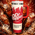 Pepper Chill Tumbler – cherry red soda-inspired 40oz tumbler