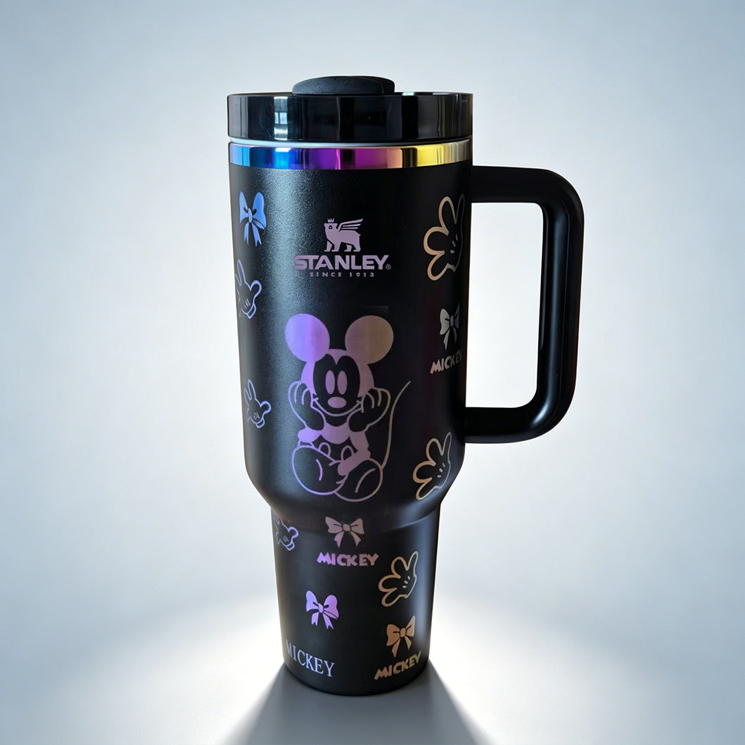 Mickey Mouse Tumbler – black 40oz insulated tumbler