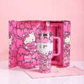 Kitty Love Tumbler Set – pink 40oz kitty tumbler