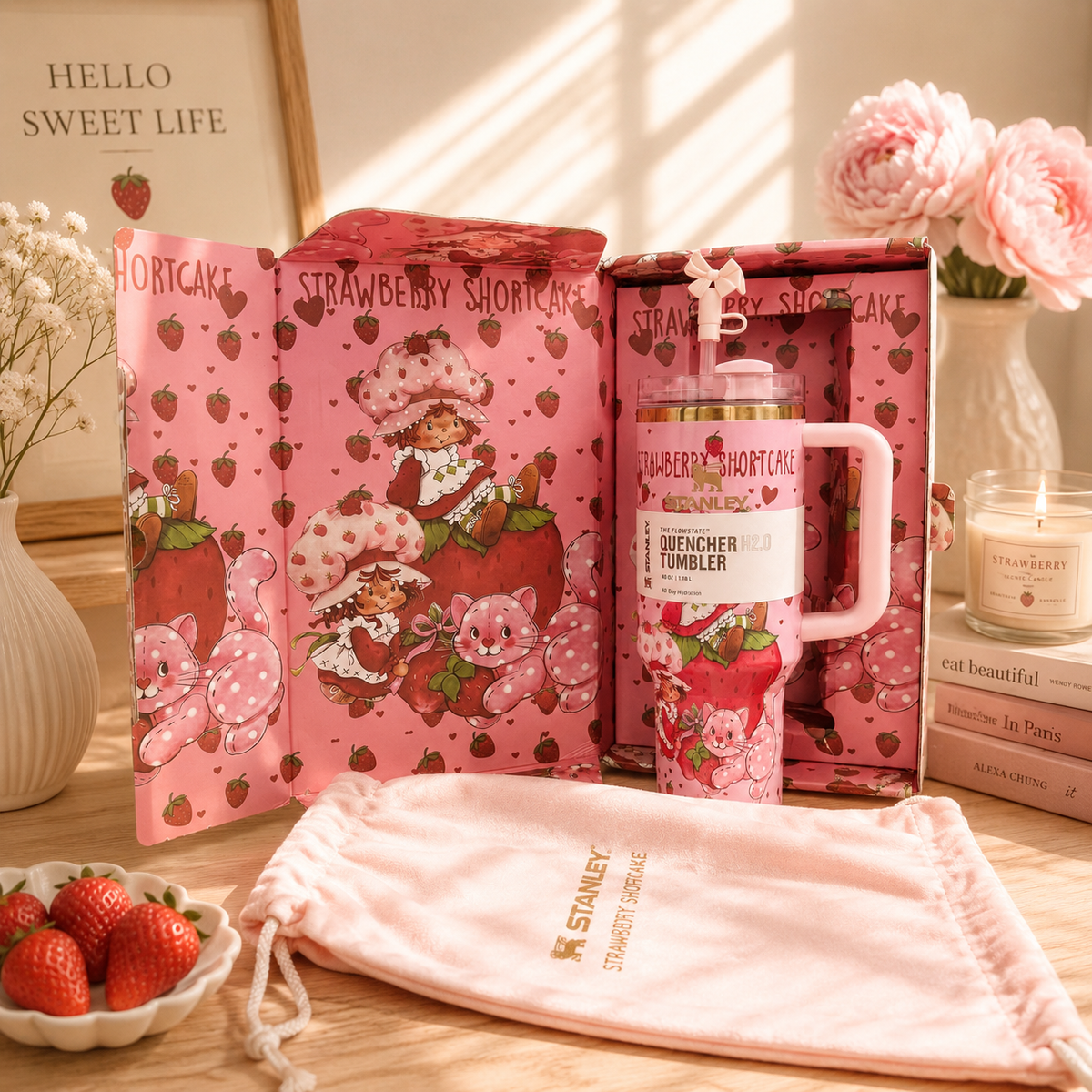 Strawberry Dream Tumbler – red colourway