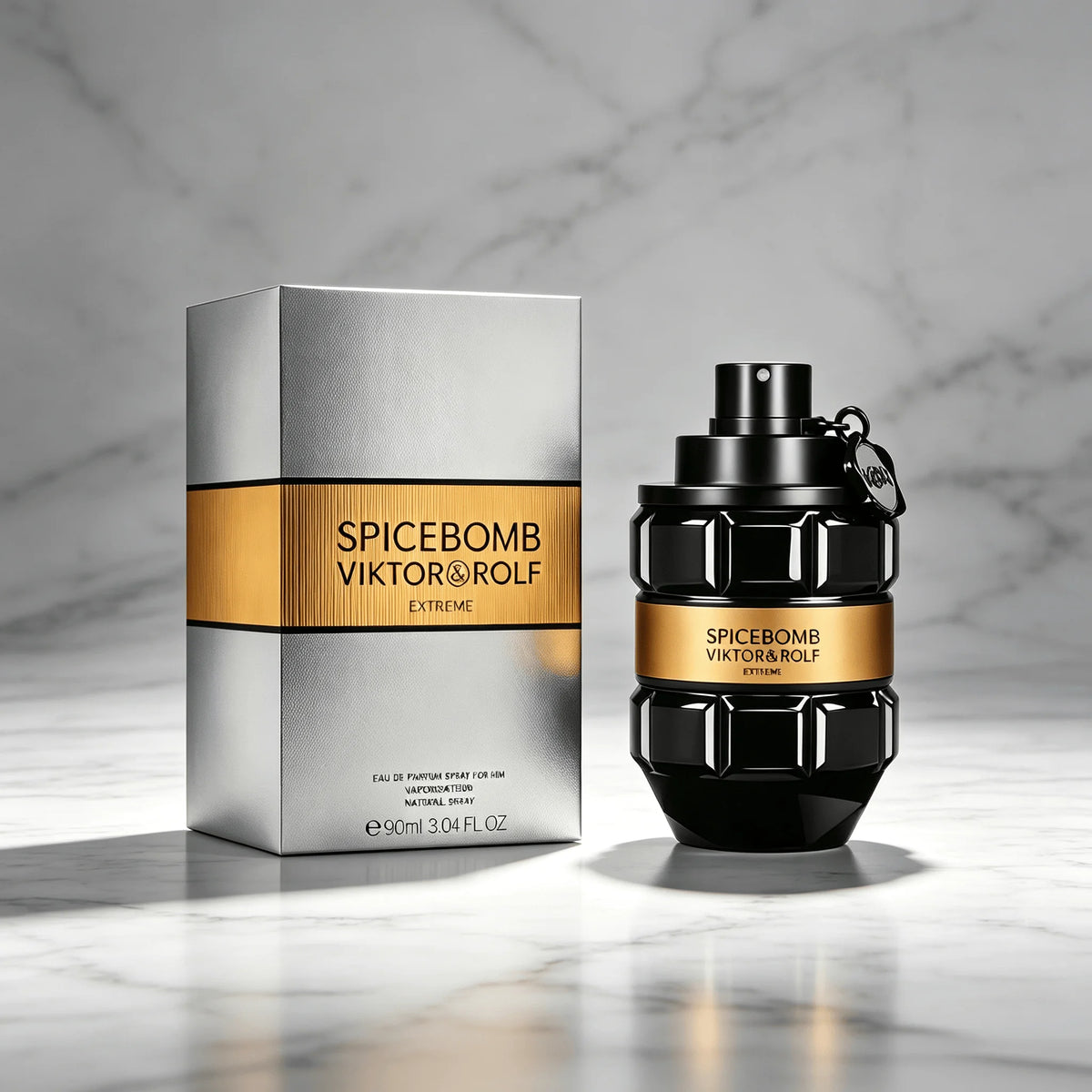 Spicebomb Extreme grenade perfume bottle