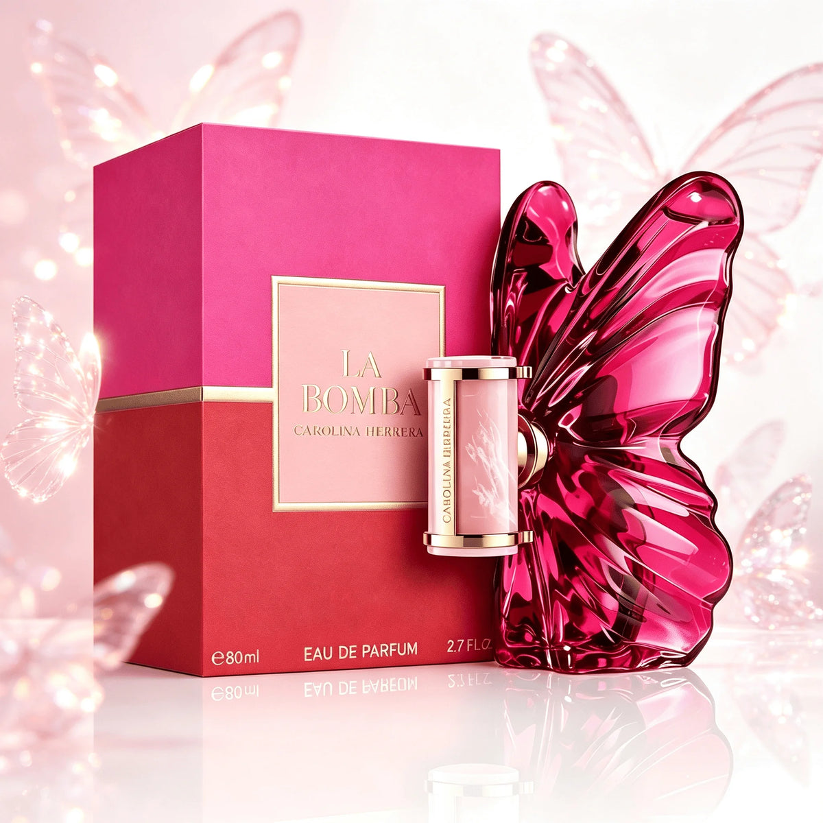 Carolina Herrera La Bomba floral vanilla fragrance