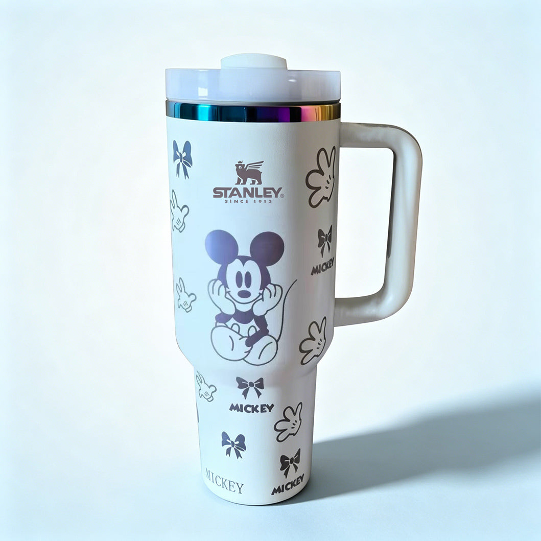 Mickey Mouse Tumbler – white 40oz insulated tumbler