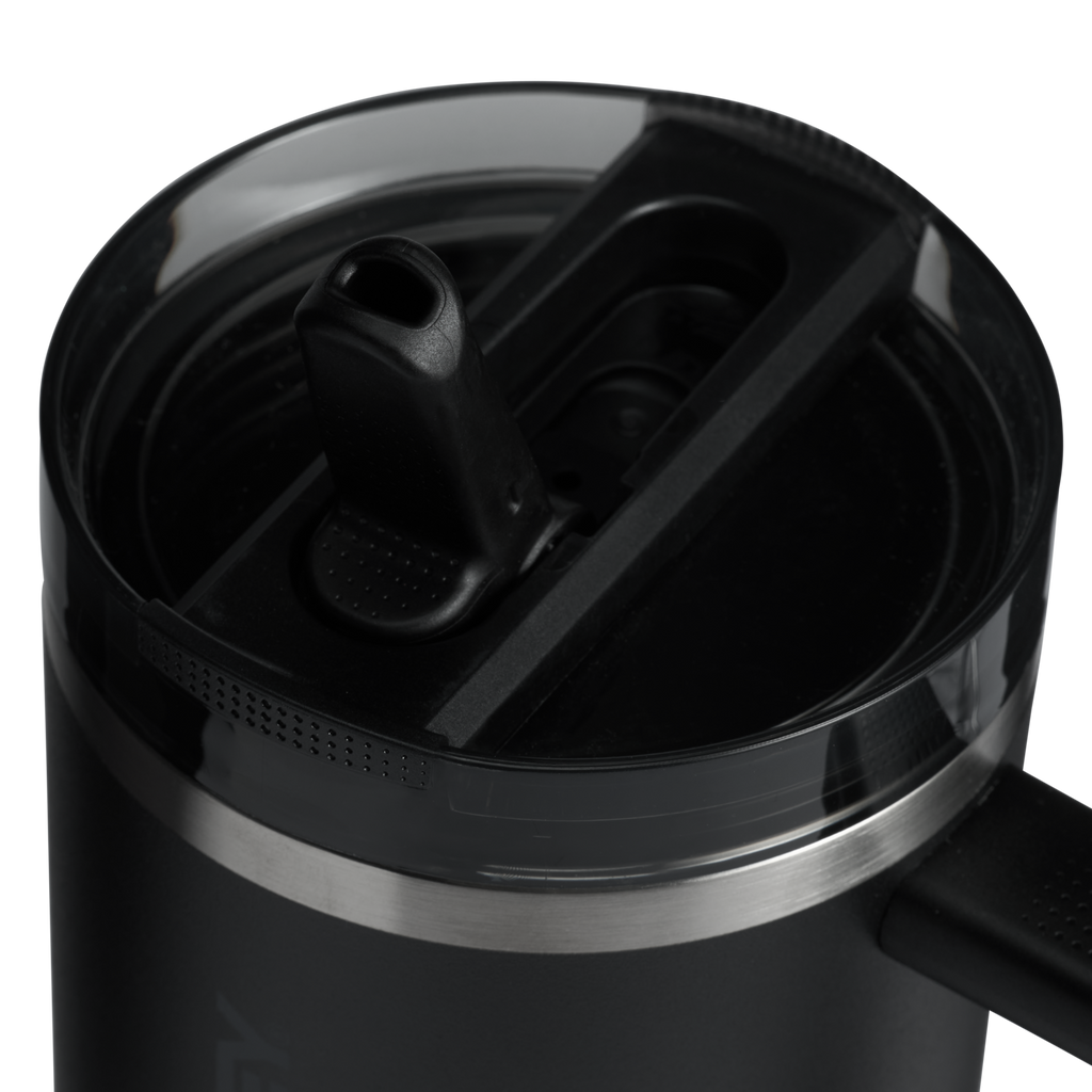 Stanley Quencher ProTour Flip Straw Tumbler 1.18L, Black 2.0 - lid detail