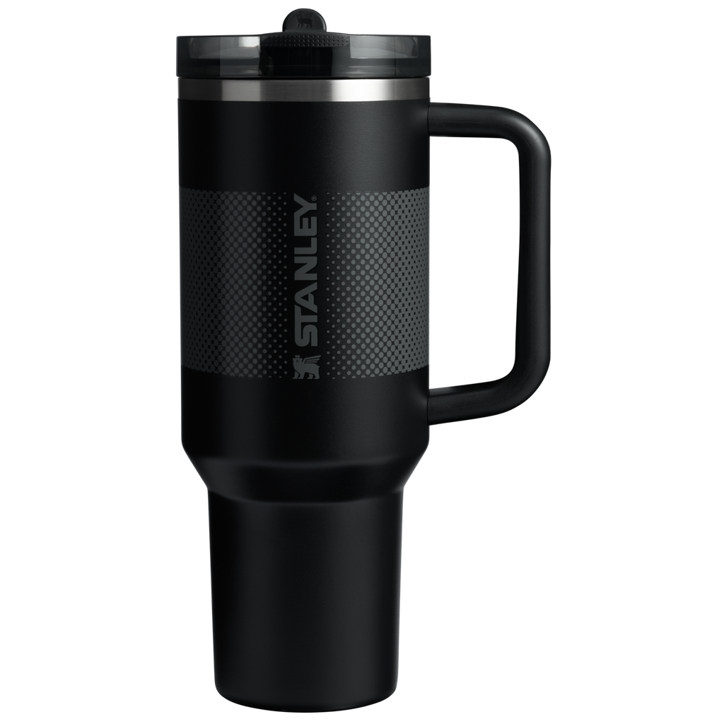Stanley Quencher ProTour Flip Straw Tumbler 1.18L, Black Fade - front view
