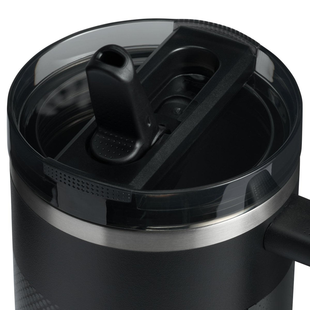 Stanley Quencher ProTour Flip Straw Tumbler 1.18L, Black Fade - lid detail