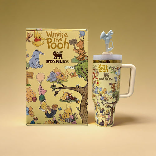 Hundred Acre Honey Tumbler – yellow 40oz storybook tumbler