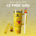 Winnie Tumbler Gift Set – yellow 40oz storybook bear tumbler