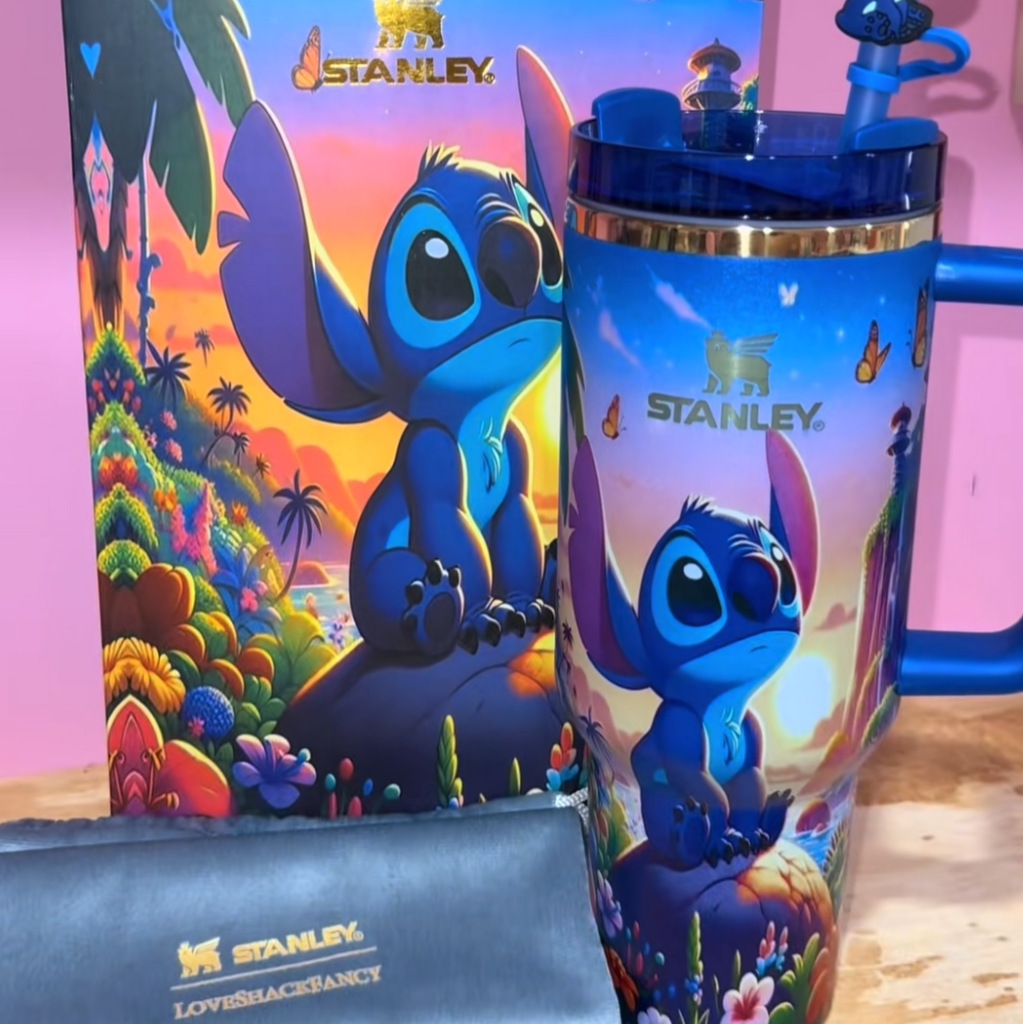 Stitch Sunset Dream Tumbler – gift box view
