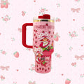 Strawberry Dream Tumbler – lifestyle view