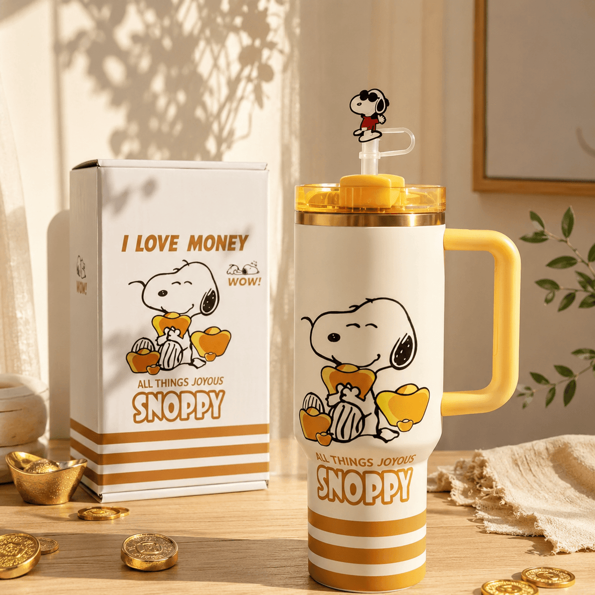 Golden Joy Tumbler Gift Set – packaging view