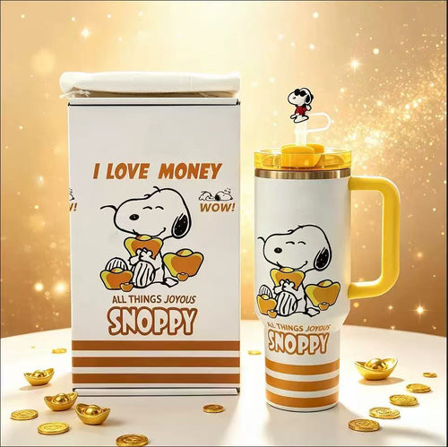 Golden Joy Tumbler Gift Set – illustrated 40oz tumbler with gift box